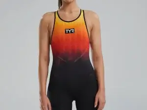 TYR WOMEN'S VENZ OPEN BACK SWIMSUIT - INFLUX