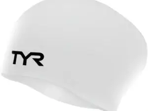 TYR Adult Long Hair Silicone Wrinkle-Free Swim Cap
