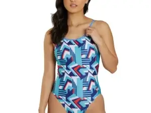 Uglies Women's Double Strap Back One Piece Swimsuit